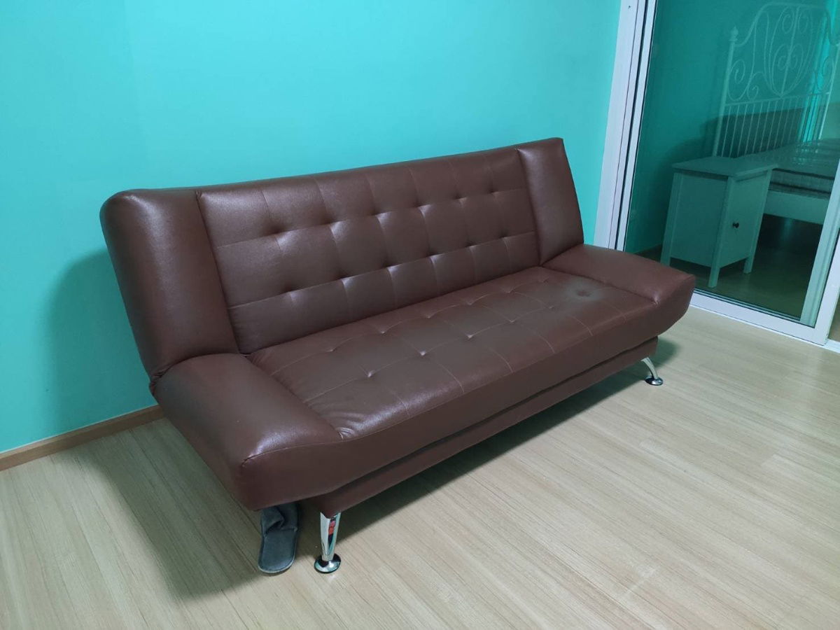 รูป เช่าถูก 7,300 บาท กั้นห้อง แอร์ 2 ตัว เฟอร์ครบ มีเครื่องซักผ้า UNIO จรัญ3 ตึก C ชั้น 8 ใกล้ MRT ท่าพระ - รูปที่ 13/15