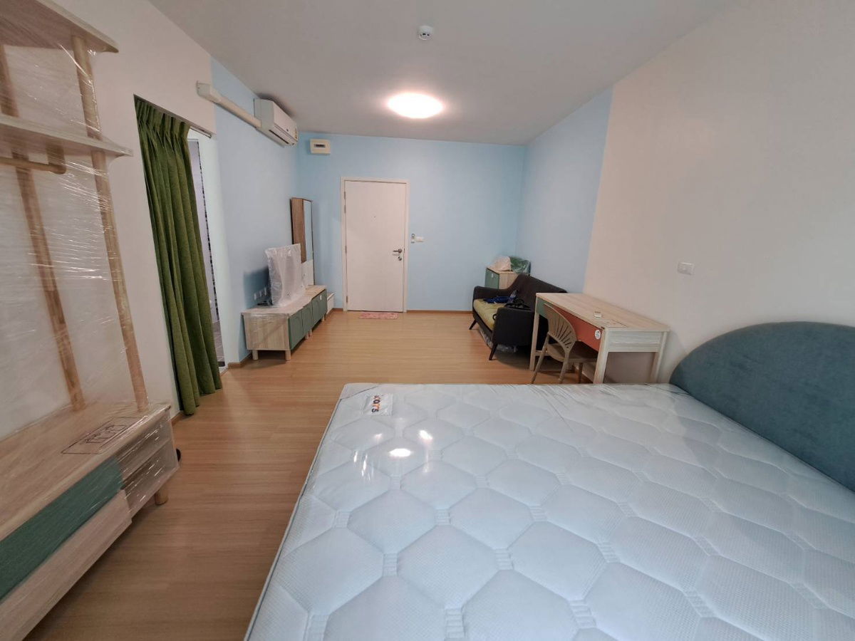 รูป ห้องใหม่ให้เช่า 7,500 บาท  ตึก G ชั้น 5 ใกล้จุดขึ้น Shuttle Bus / ใกล้ seven - รูปที่ 2/7