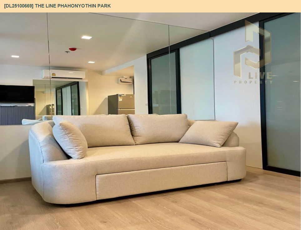 picture DL25100669 Condo for rent, THE LINE Phahonyothin Park near BTS Ha Yaek Lat Phrao, ready to move in, call urgently 0638692663 LineID @655ebbvc - 2/13