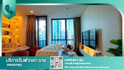Condos for rent : 🌆 High Floor, Beautiful View 🏙️ Condo for Rent, The Esse Sukhumvit 36, High Floor, 2 Bedrooms, Beautifully Decorated, Fully Furnished RW007102