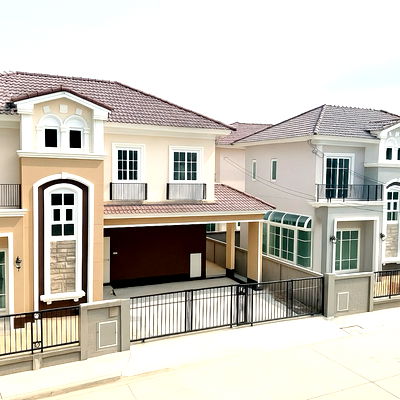 บ้านเดี่ยวให้เช่า : ให้เช่าบ้านแกรนดิโอ รามอินทรา – วงแหวน (Grandio Ramintra – Wongwaen) อยู่ถนนเลียบมอเตอร์เวย์ แขวงท่าแร้ง เขตบางเขน