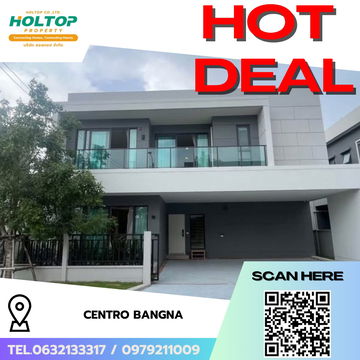 #R7266 🎉 301068 House for rent  Centro Bangna