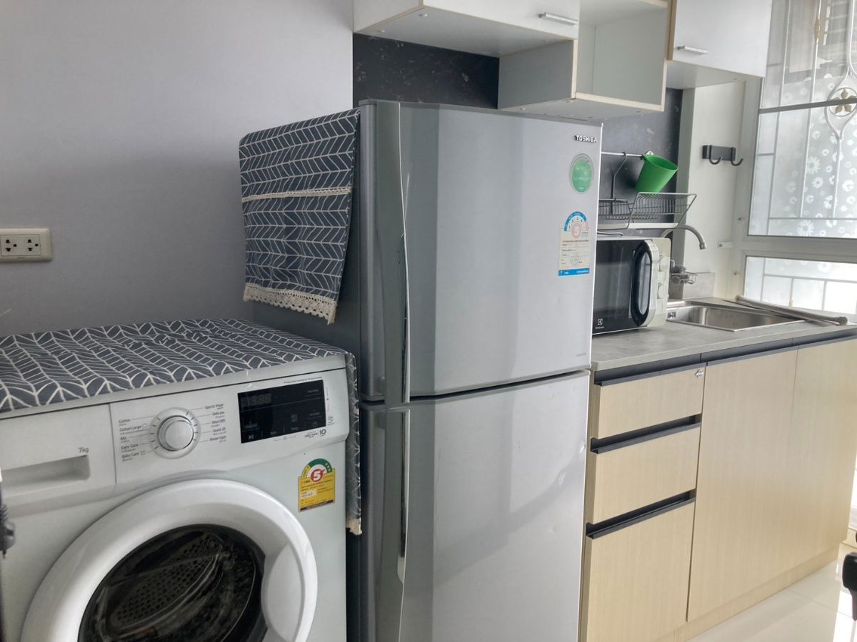 รูป ให้เช่าคอนโดเดอะคิทท์ คลองหลวง เฟอร์ครบ  👍 มีเครื่องซักผ้า👍 - รูปที่ 5/6