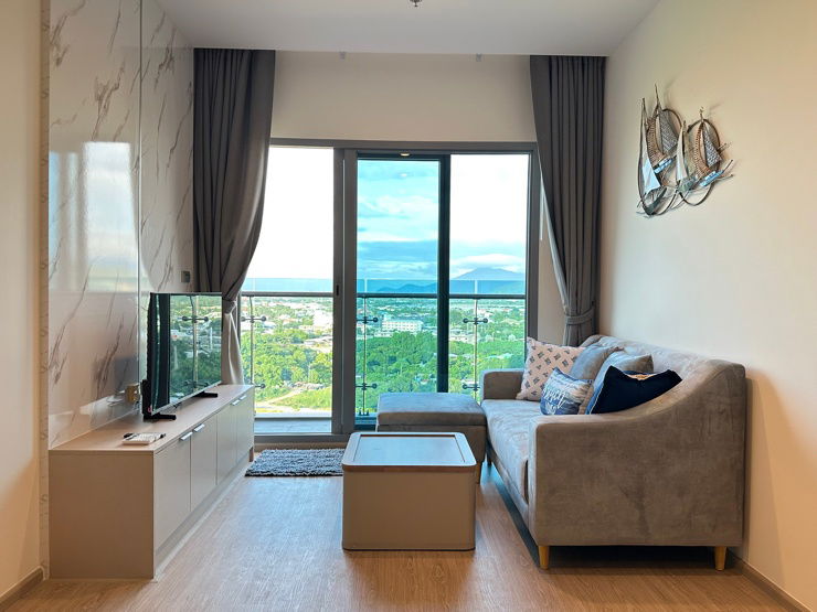 รูป ห้องใหม่ : The Symphony คอนโดบนชายหาดส่วนตัว : 1 bed พื้นที่ 40 ตรม พร้อมเข้าอยู่  - รูปที่ 1/26