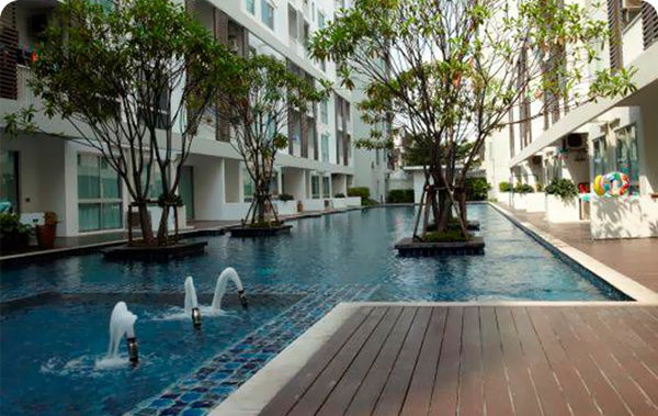 รูป ให้เช่า 📍A Space Asoke - Ratchada 📍 เฟอร์นิเจอร์ และ เครื่องใช้ไฟฟ้าครบ ใกล้ MRT พระราม 9 - รูปที่ 8/8