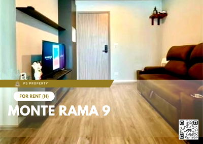 Condos for rent : For rent ✨ Monte Rama 9 ✨ Fully furnished and equipped with appliances, near ARL Ramkhamhaeng