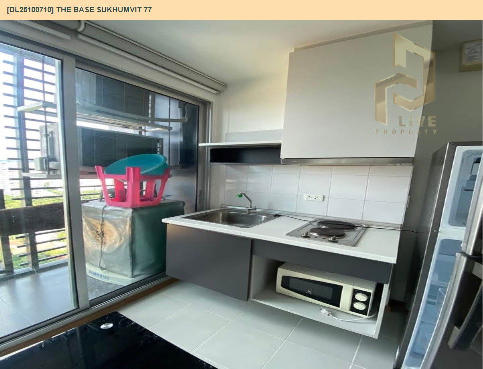 รูป DL25100710 ให้เช่าคอนโด เดอะ เบส สุขุมวิท 77 (The Base Sukhumvit 77) ใกล้ BTS อ่อนนุช พร้อมเข้าอยู่ โทรด่วน 0614453194 LineID @162cjixi - รูปที่ 7/10