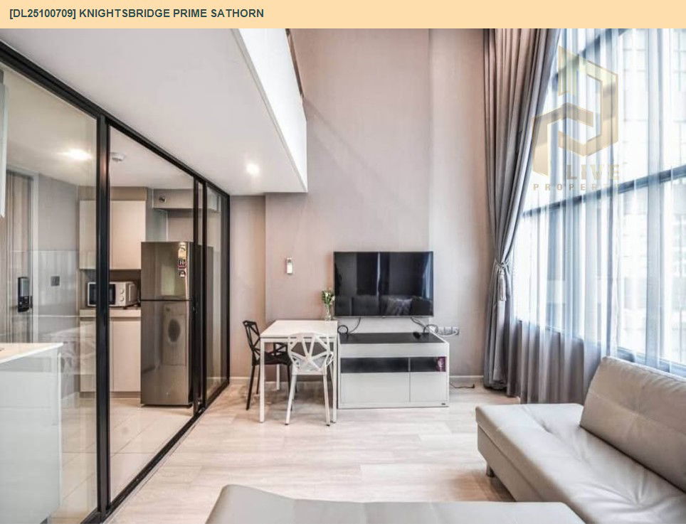 picture DL25100709 Condo for rent, Knightsbridge Prime Sathorn near BTS Chong Nonsi, ready to move in, call urgently 0638692663 LineID @897iyzll - 8/10