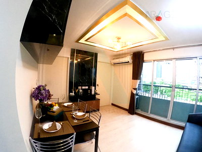 Condos for sale BTS Talat Phlu : Condo for sale aspire Wutthakat, 2 bedrooms, size 40 sqm., 8th floor, near BTS Wutthakat