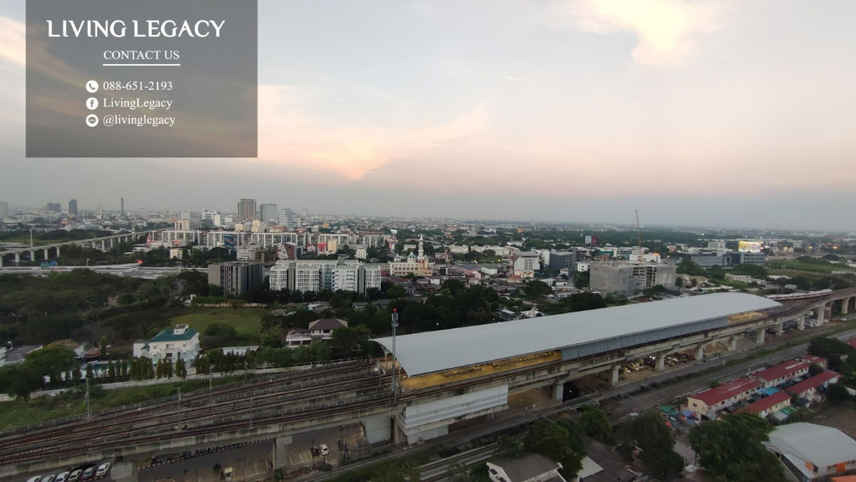 picture LWQKPH46 Condo For Rent Rich Park @ Triple Station 29 Sq.M. Floor 21 line id : @livinglegacy - 22/32