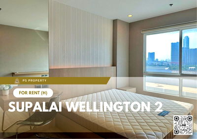 Condos for rent : For rent 🔥 Supalai Wellington 2 🔥 Fully furnished and equipped, near MRT Cultural Center
