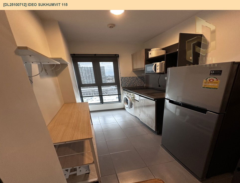 รูป DL25100712 ให้เช่าคอนโด ไอดีโอ สุขุมวิท 115 (IDEO Sukhumvit 115 ) ใกล้ BTS ปู่เจ้า พร้อมเข้าอยู่ โทรด่วน 0653619502 LineID @534wlwof - รูปที่ 4/6