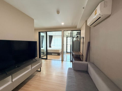 ให้เช่าคอนโด ไนท์บริดจ์ สกายซิตี้ สะพานใหม่ ติดBTSสายหยุด ห้องสวย พร้อมเฟอร์นิเจอร์ และเครื่องใช้ไฟฟ้า ขนาด 28 ตร.ม. 11,500/เดือน