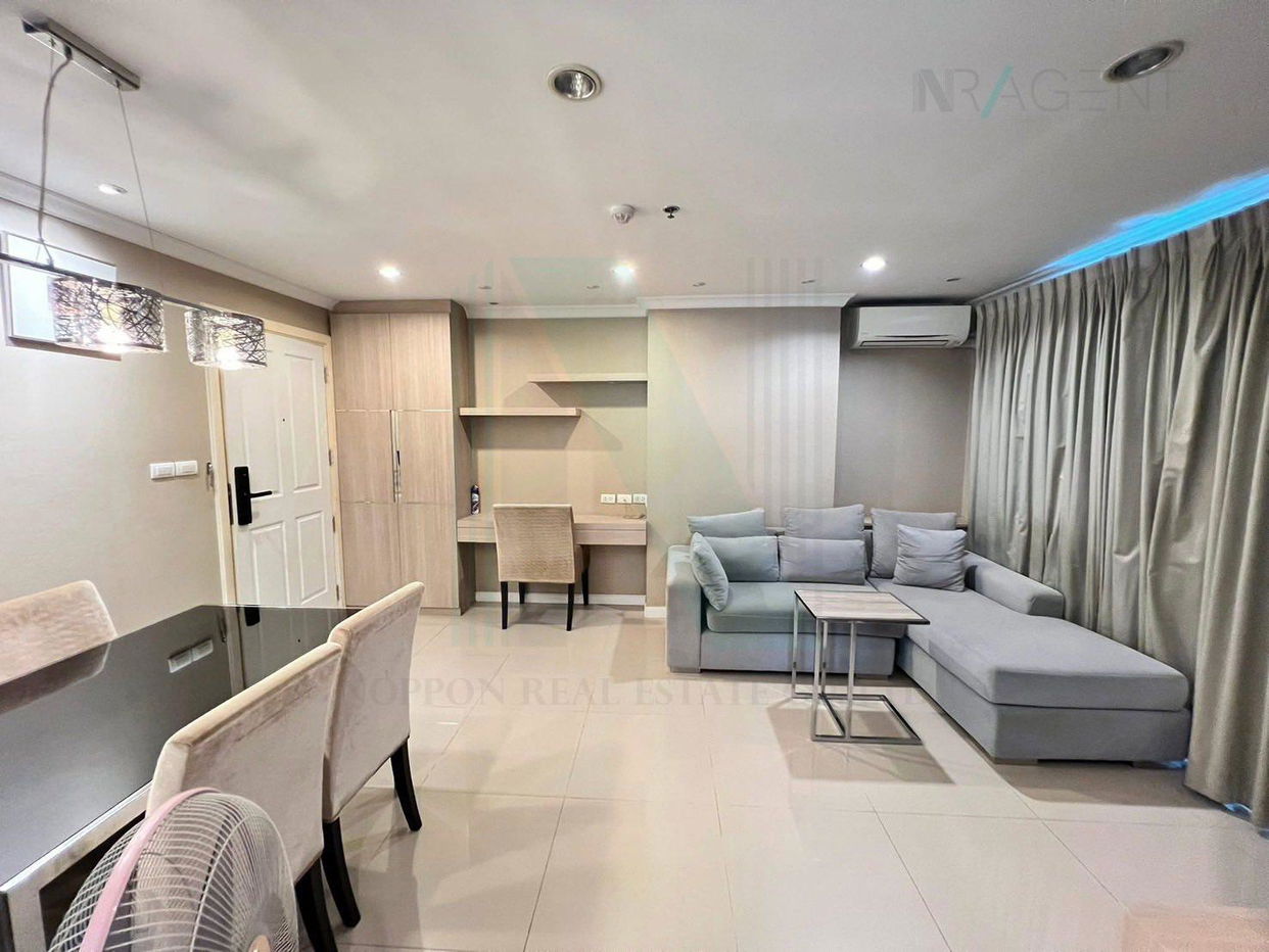 picture ðĐ For Rent Condo LUMPINI PLACE RAMA IX - RATCHADA Building B, Floor 20,1 bed room, Room size 45 sqm - 1/8