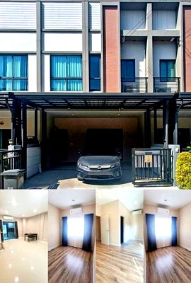 โฮมออฟฟิศ ม.เทคโนโลยีราชมงคลสุวรรณภูมิ : ขายทาวน์โฮม Verve Rama 5 เวิร์ฟ พระราม 5 ถ.นครอินทร์ ใกล้ วงเวียนพระราม5 ,โลตัส นครอินทร์ ร้านค้า ร้านอาหารมากมาย เดินทางสะดวก