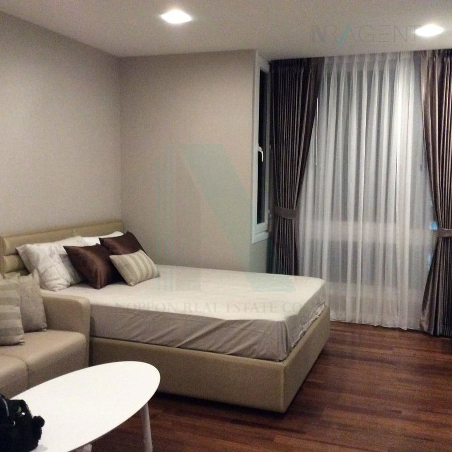 picture 🎊 For Rent Condo THE METROPOLIS SAMRONG INTERCHANGE Building A, Floor 14,Studio, Room size 28.00 sqm - 7/8
