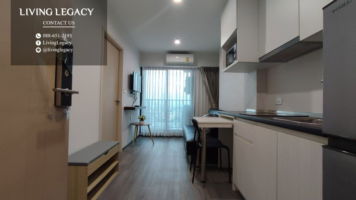 picture LWQKPH46 Condo For Rent Rich Park @ Triple Station 29 Sq.M. Floor 21 line id : @livinglegacy - 31/32