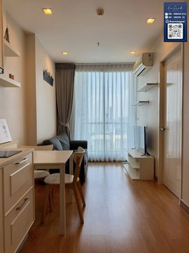 💙ให้เช่า Q House Sukhumvit 79 เครื่องใช้ไฟฟ้าครบ BTS อ่อนนุช💙 โทร.092-8366444 ดาว // Line id : @enrichagent