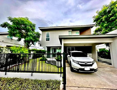 บ้านเดี่ยวให้เช่า : ให้เช่าบ้านเดี่ยว 2 ชั้น หมู่บ้าน ชัยพฤกษ์ ทางด่วนรามอินทรา - จตุโชติ / เฟอร์นิเจอร์ครบ Fully Furnished / อยู่อาศัย / รับชาวต่างชาติ เลี้ยงสัตว์ได้