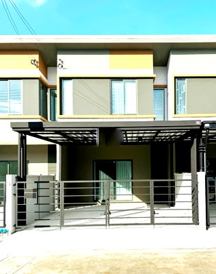 Townhouses for rent : 💥CP-9266💥Available for rent: 2-story townhouse, Pleno Town Bankluai - Kanchana project 👉Add Line @expertcondo