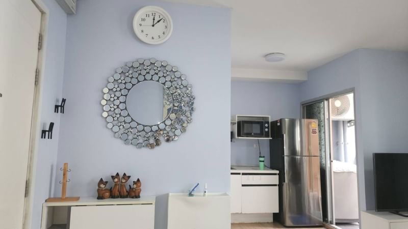 รูป *ห้องสวย* 2 ห้องนอน* มีเครื่องซักผ้าให้พร้อม* ให้เช่า พลัมคอนโด บางใหญ่ สเตชั่น LINE ID: 0639547953 - รูปที่ 3/12