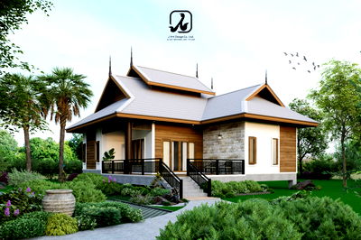 บ้านเดี่ยว เชียงราย : บ้าน รับออกแบบบ้าน สร้างบ้าน ตกแต่งภายในและรีโนเวททั่วไทย