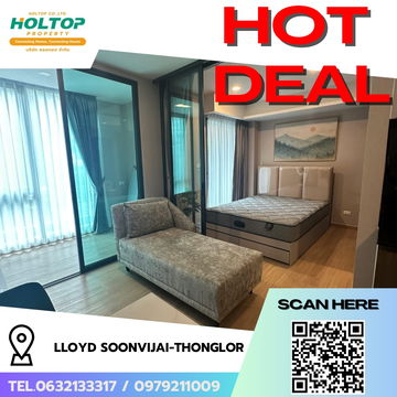 #R7264 🎉 301068 ให้เช่าคอนโด LLoyd Soonvijai-Thonglor