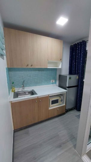 picture Condo for rent, Lumpini Town Ramintra-Lak Si (1 bedroom), 3rd floor, Building C1, Pink Line, Ramintra Station, Km 2. - 3/7