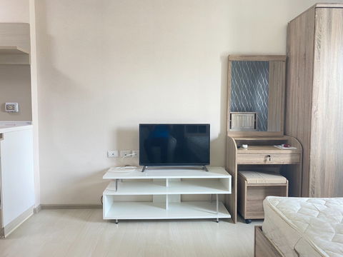 Condo for rent, Aspire Ladprao 113 (studio room), 8th floor, next to the Yellow Line, Bang Kapi Station
