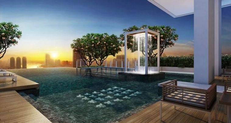 1-bed condo for rent, 63 sqm, The Bangkok Sathon