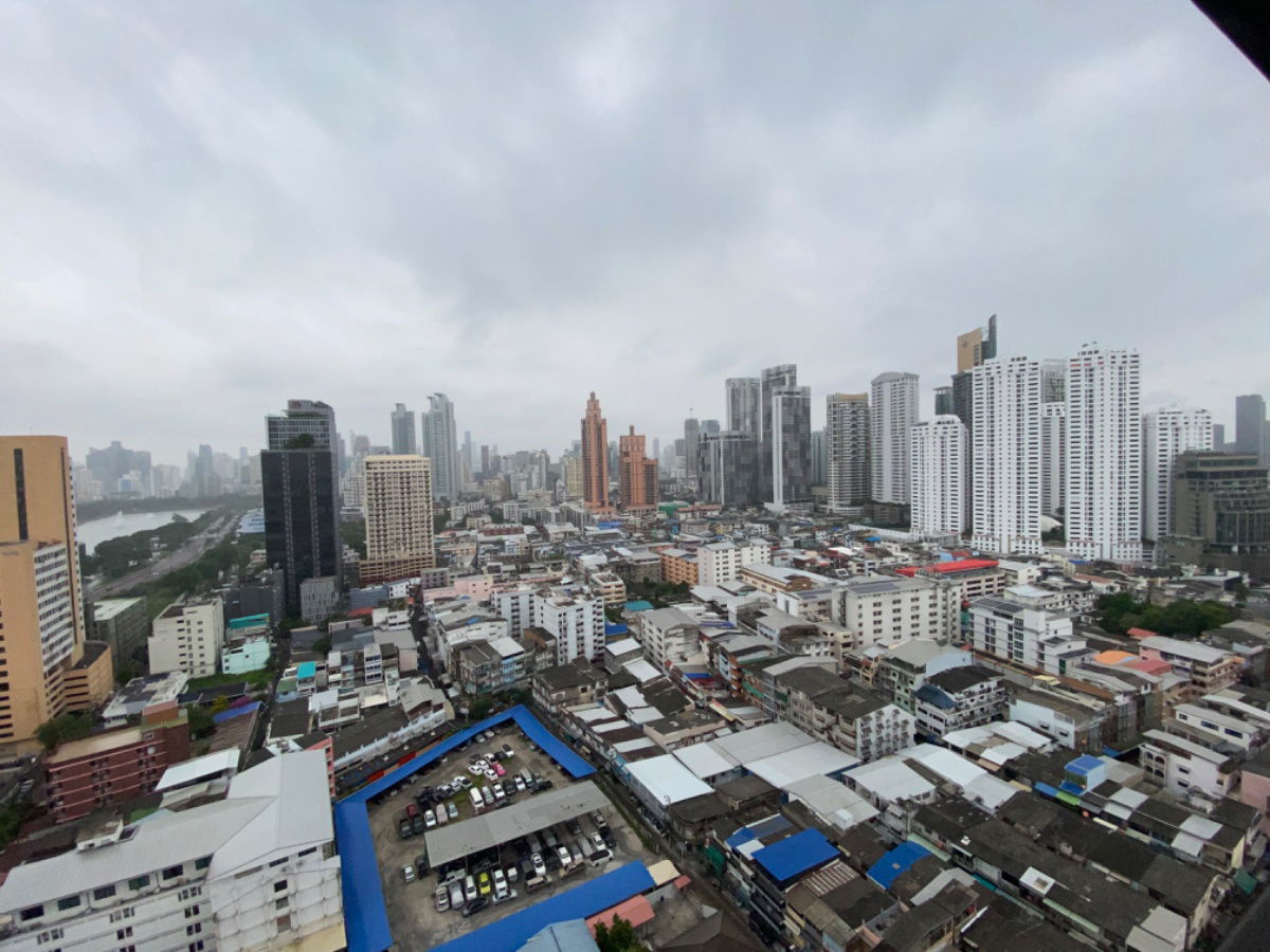 picture Life Rama 4 - Asoke Brand New 1Bed with King bed High Floor Take Clear View - 12/12