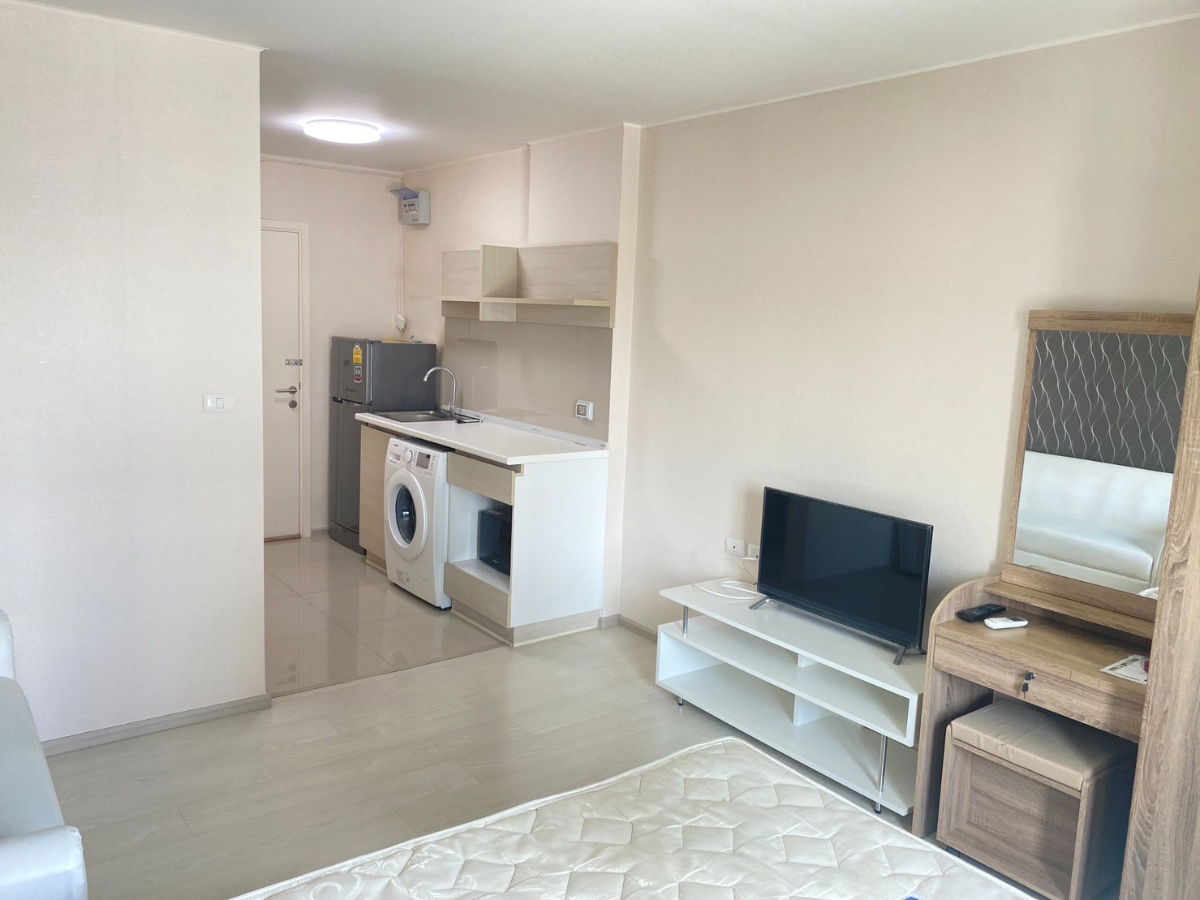 picture Condo for rent, Aspire Ladprao 113 (studio room), 8th floor, next to the Yellow Line, Bang Kapi Station - 12/16