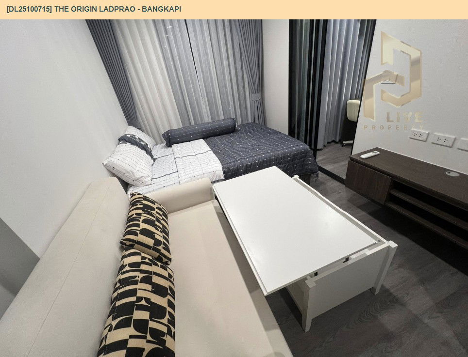 picture DL25100715 Condo for rent, THE ORIGIN LADPRAO - BANGKAPI near -, ready to move in, call urgently 0638692663 LineID @655ebbvc - 2/14