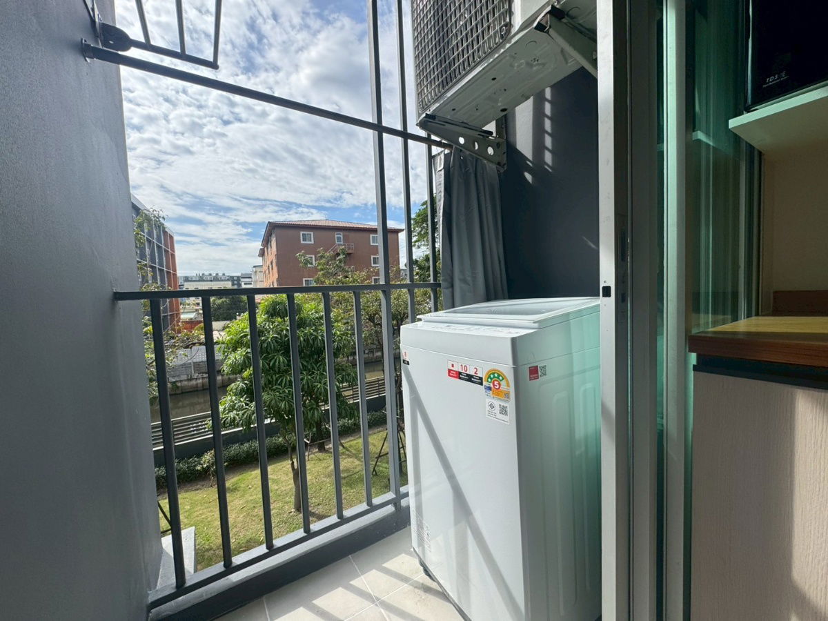 รูป 🏢 ให้เช่าคอนโด D Condo อ่อนนุช–สุวรรณภูมิ อาคาร B ชั้น 3 | ขนาด 30 ตร.ม. ห้องตกแต่งใหม่ เฟอร์นิเจอร์ครบ พร้อมเครื่องใช้ไฟฟ้า พร้อมเข้าอยู่ได้ทันที ✨ - รูปที่ 9/12