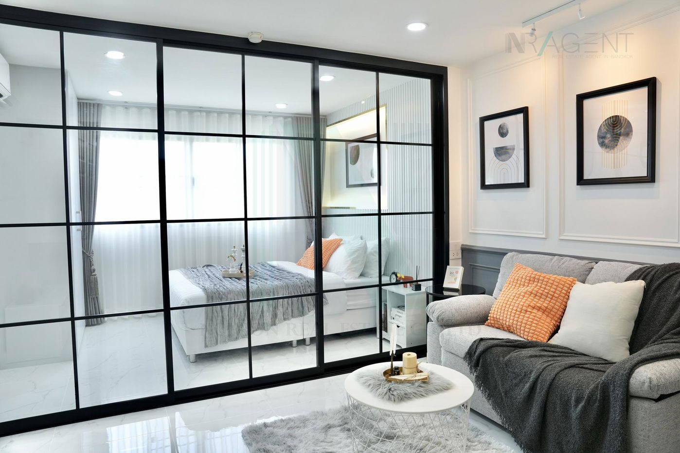 picture ðš For Sell Condo LUMPINI CENTER NAWAMIN Building B, Floor 2,1 bed room, Room size 27 sqm - 3/8