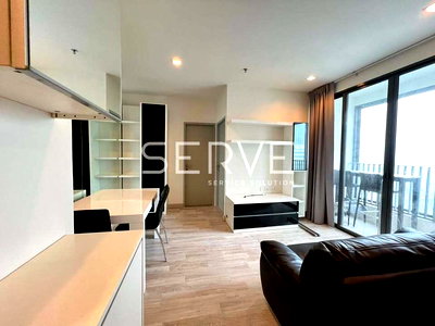 ขายคอนโด : New Room & Good Location 1 Bed Corner Room Close to MRT Phra Ram 9   250 m. / Condo For Rent -Ideo Mobi Rama 9