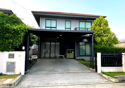 บ้านเดี่ยว ปทุมธานี : ขายราคาดีที่สุดเพฟรังสิตใกล้ฟิวเจอร์พาร์ครังสิตบ้านหลังริมพร้อมอยู่ไม่ต้องต่อเติม 064-974-2441