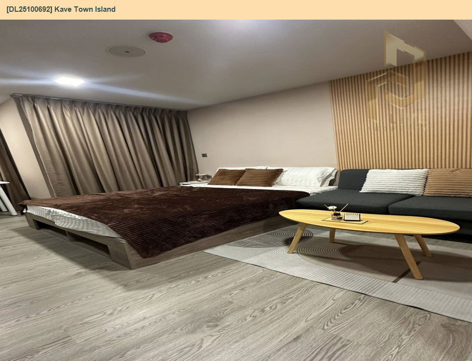 picture DL25100692 Condo for rent, Kave Town Island near BTS Khu Khot, ready to move in, call urgently 0638692663 LineID @523dslwi - 3/9