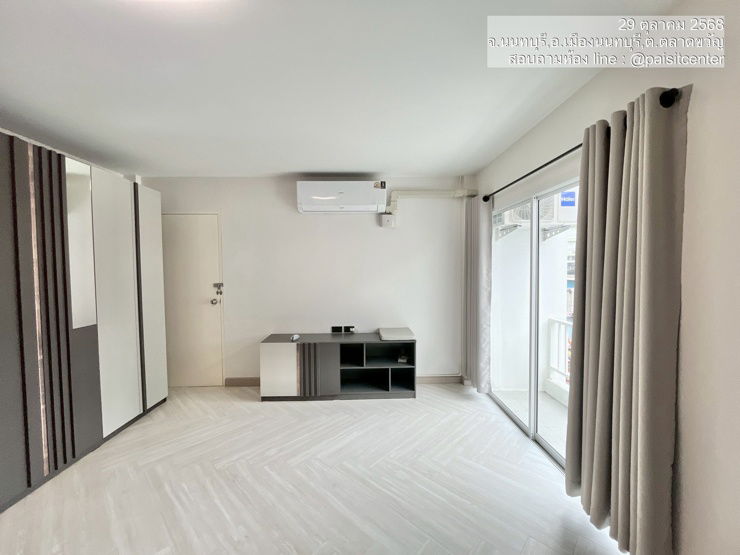 รูป ให้เช่าทาวน์โฮม อยู่ซอยเรวดี 75 ใกล้บิ๊กซี รัตนาธิเบศร์  - รูปที่ 7/8