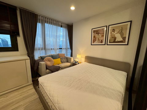 XT Huaikhwang (1Bed 1Bath) Full furnished 30 Sqm. Rent 16,000/month▫️Line: @sanhaproperty📲095-6922871