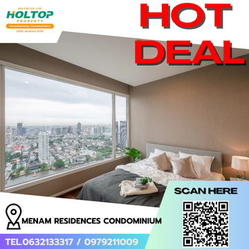 #R7260 🎉 301068 Condo for rent Menam Residences Condominium