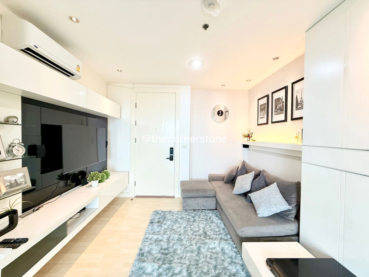 picture For Rent " 𝐑𝐡𝐲𝐭𝐡𝐦 𝐑𝐚𝐭𝐜𝐡𝐚𝐝𝐚 " Size 46 Sq.m. Floor 18  Near : MRT-Ratchadapisek - 3/13