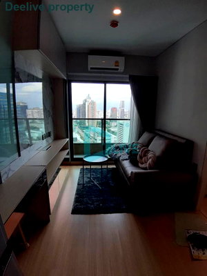 Condos for rent : DL012709 Condo for rent, Lumpini Suite Phetchaburi - Makkasan near MRT เพชรบุรี, ready to move in, call urgently 0800343450 LineID @655ebbvc