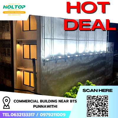 เช่าอาคารพาณิชย์ กรุงเทพมหานคร : #R7274 🎉 301068 ให้เช่าอาคารพาณิชย์ Near BTS Punnawithi