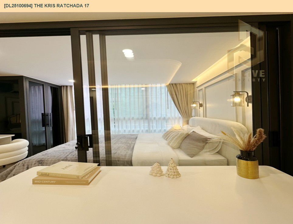รูป DL25100694 ขายคอนโด เดอะ คริส รัชดา 17 (The Kris Ratchada 17) ใกล้ MRT สุทธิสาร พร้อมเข้าอยู่ โทรด่วน 0614453194 LineID @162cjixi - รูปที่ 10/21