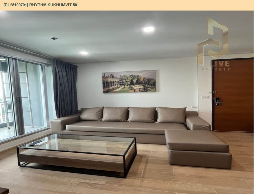 รูป DL25100701 ให้เช่าคอนโด ริทึ่ม สุขุมวิท 50 (Rhythm Sukhumvit 50) ใกล้ BTS อ่อนนุช พร้อมเข้าอยู่ โทรด่วน 0616298946 LineID @523dslwi - รูปที่ 2/9