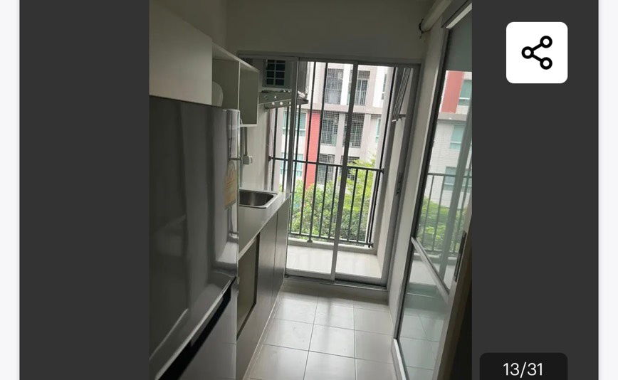 รูป 💥💥💥ดีคอนโด แคมปัส รีสอร์ท บางนา ใกล้มหาวิทยาลัยเอแบ๊ค 💥💥💥💥 ชั้น5อาคาร E - รูปที่ 10/11