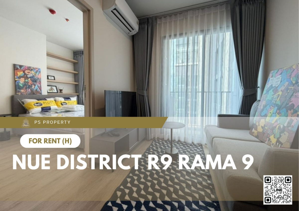 picture For rent ✨ Nue District R9 Rama 9 ✨ Fully furnished and equipped, near MRT Rama 9 - 1/9