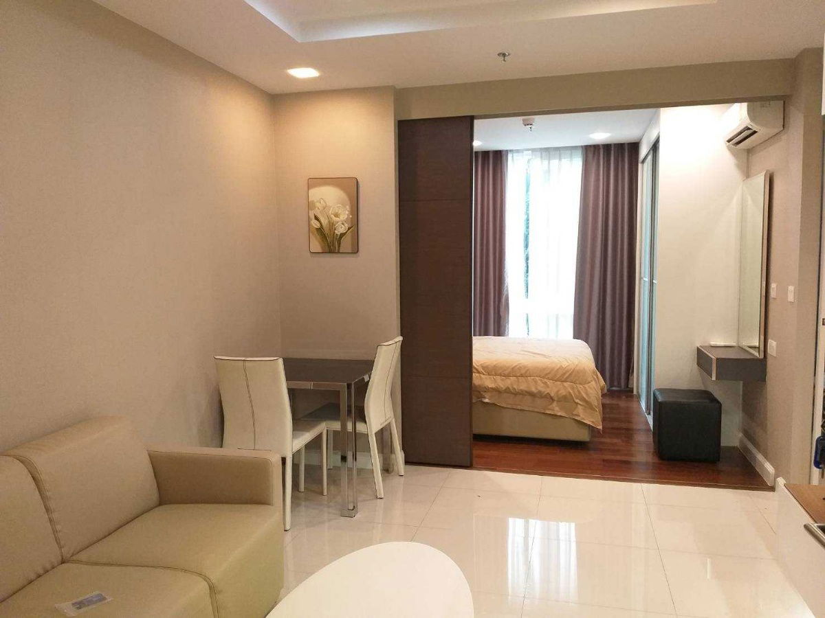 picture For Rent The Metropolis Samrong Condominium 1 Bedroom 1 Bathroom 35 Sq.m. on 2nd Floor C Building Fully Furnished, Ready to move in 12,000 Baht - 1/10