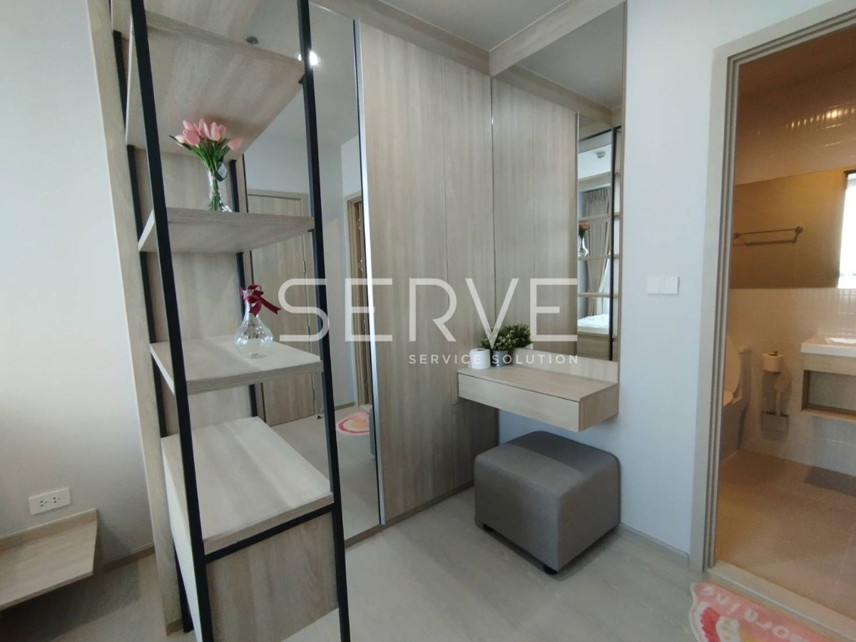 รูป 🔥14K/Mo 1นอน  ไซส์ใหญ่ แต่งสวย เฟอร์จัดเต็ม ชั้นสูงสุด ส่วนกลางจัดเต็ม คอนโดใหม่ทำเลดี เดิน20ก้าว ถึง เมกาบางนา @ NUE Mega Plus Bangna - รูปที่ 3/6